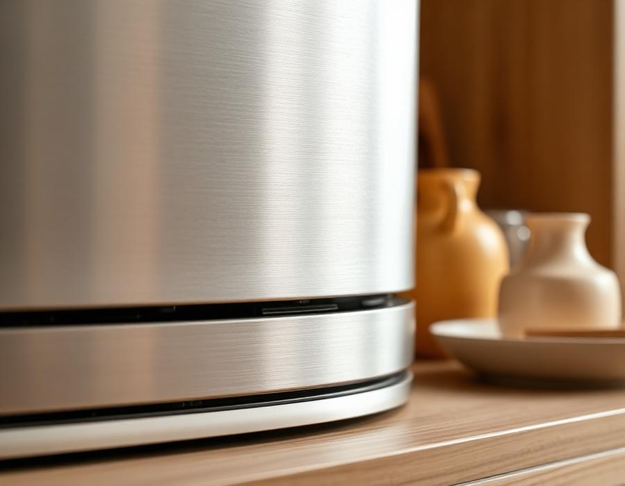 Brushed appliance surface detail